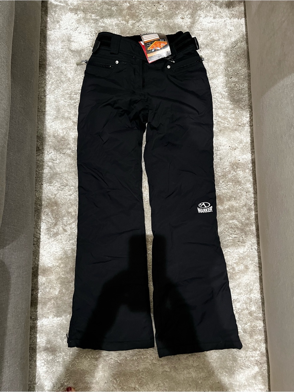 Marker Black Flare Ski Pants